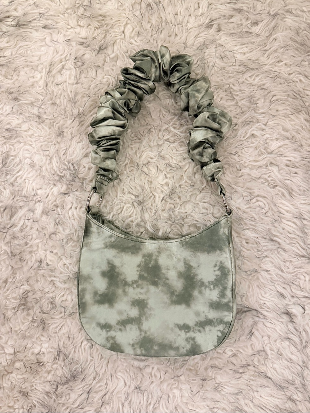 ASOS DESIGN Ruched Handle Shoulder Bag - Green